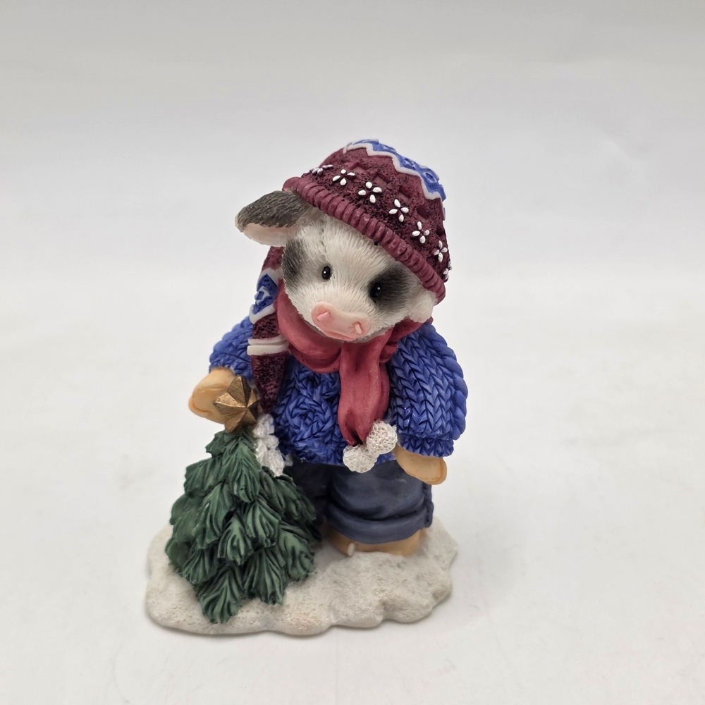 Mary Mary Had A Farm Calf Decorating Tree Figurine A Bright Future For Moo